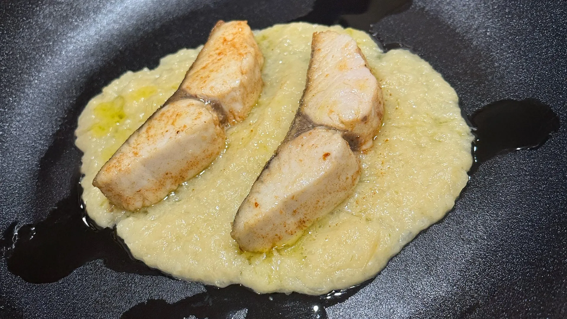 サワラのムニャイエ 玉ねぎのヴェルッター